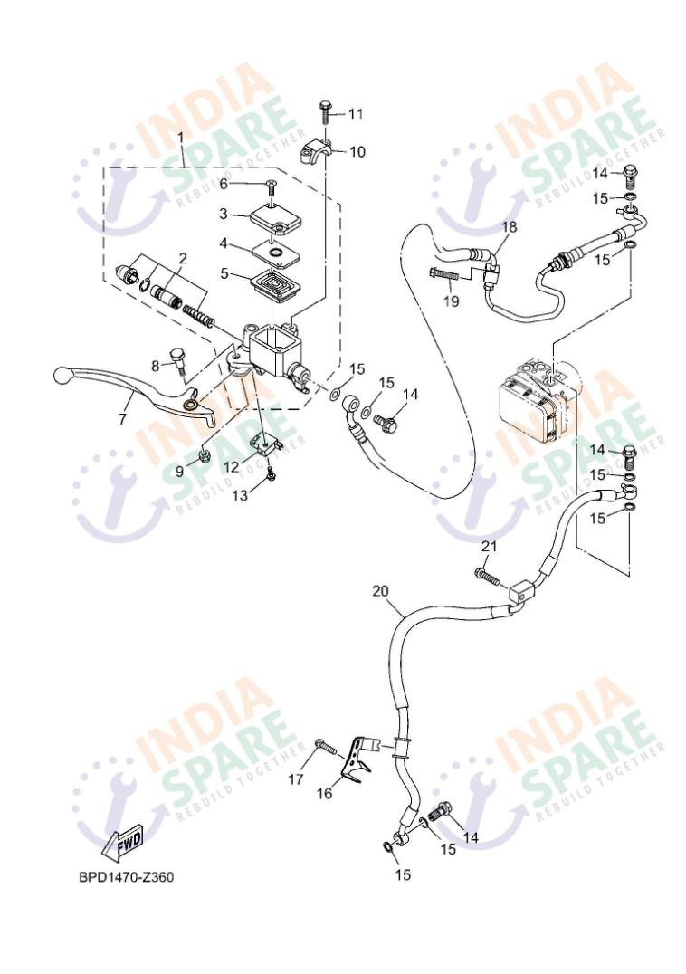 FRONT MASTER CYLINDER